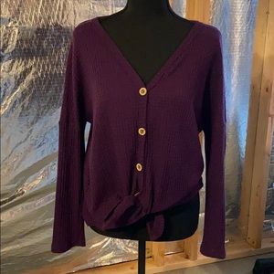 Plum sweater